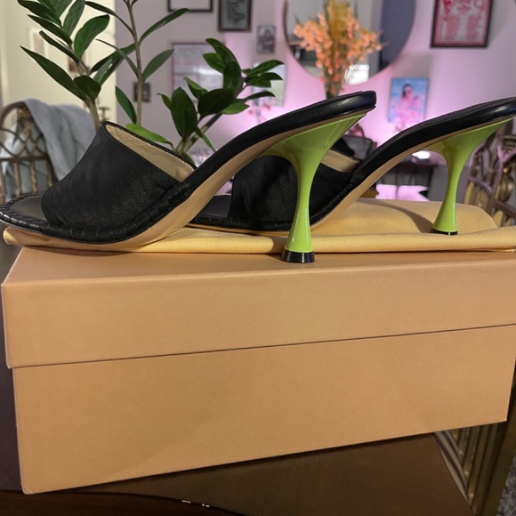 Wandler Sandals Black Satin - Picture 5 of 11